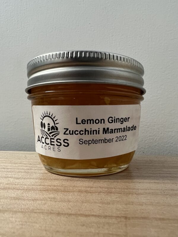 lemon ginger zucchini marmalade